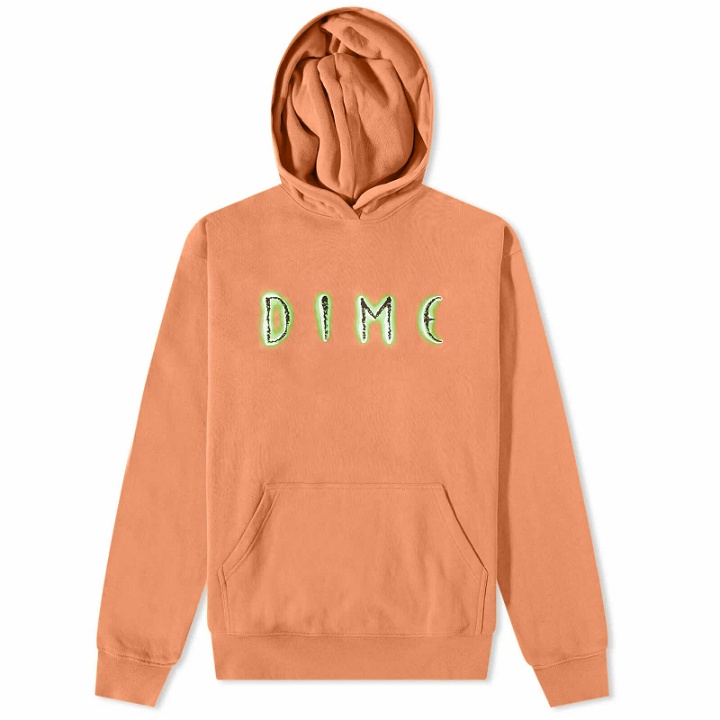 Photo: Dime Men's Classic Logo Hoodie in Coral