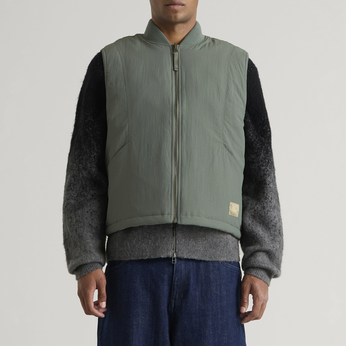 Dime Men's Reversible Vest in Sage