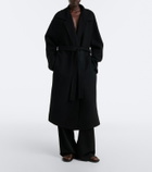 The Row Ciara wool and cashmere-blend wrap coat