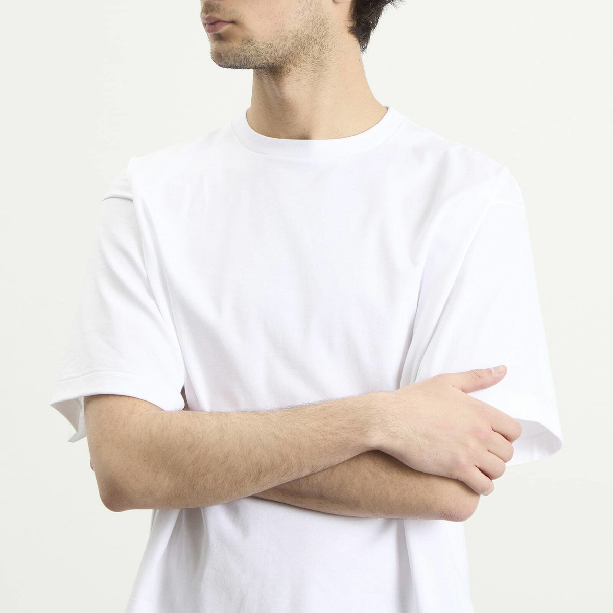 Kaptain Sunshine Men's Suvin Cotton Short Sleeve T-Shirt in White
