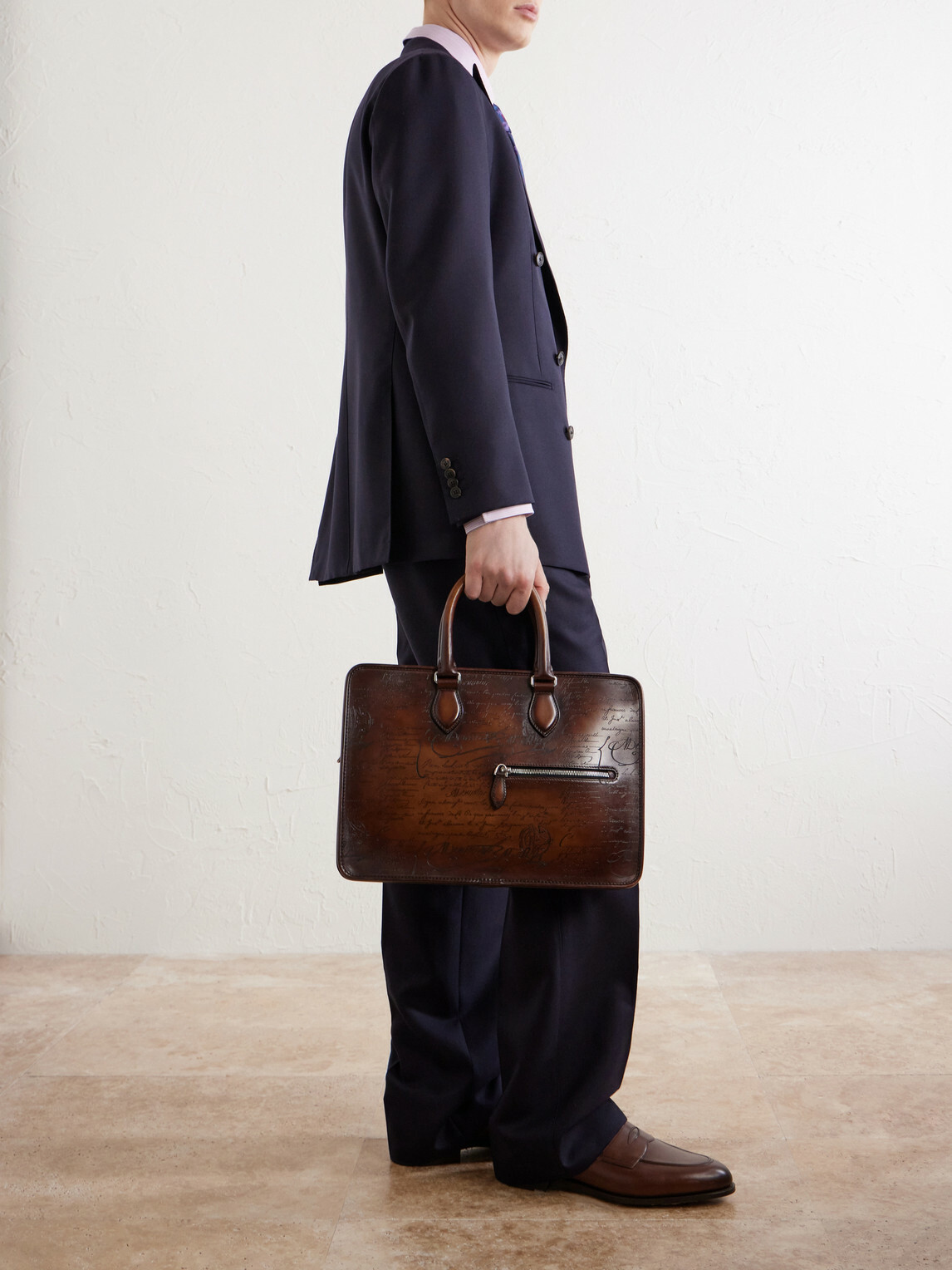 Berluti - Un Jour Mini Venezia Leather Briefcase