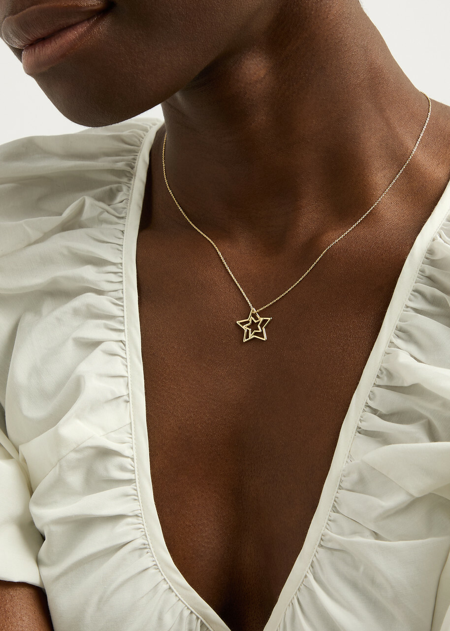 Aliita Star 9kt Gold Necklace - One Size