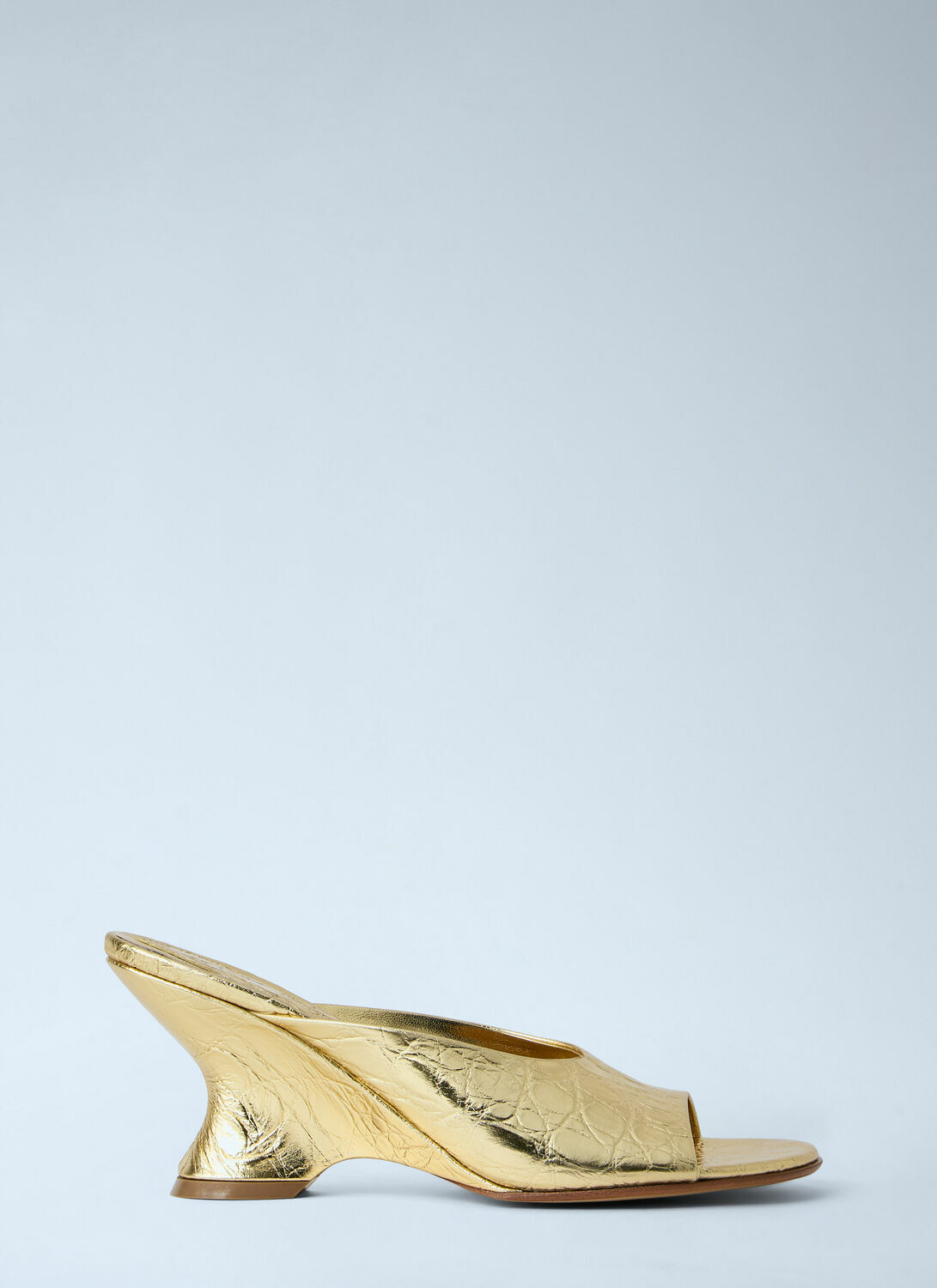 Dries Van Noten Sculpted Leather Mules