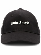 PALM ANGELS - Logo Cotton Baseball Cap