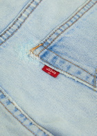 B Sides Vintage Reworked Culotte Panelled Wide-leg Jeans Indigo