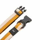HAY Flat Dog Collar - Small/Medium in Off-White/Ochre 