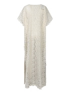 Ermanno Scervino White Macramã© Duster Coat
