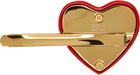 Moschino Red Heart Hair Clip