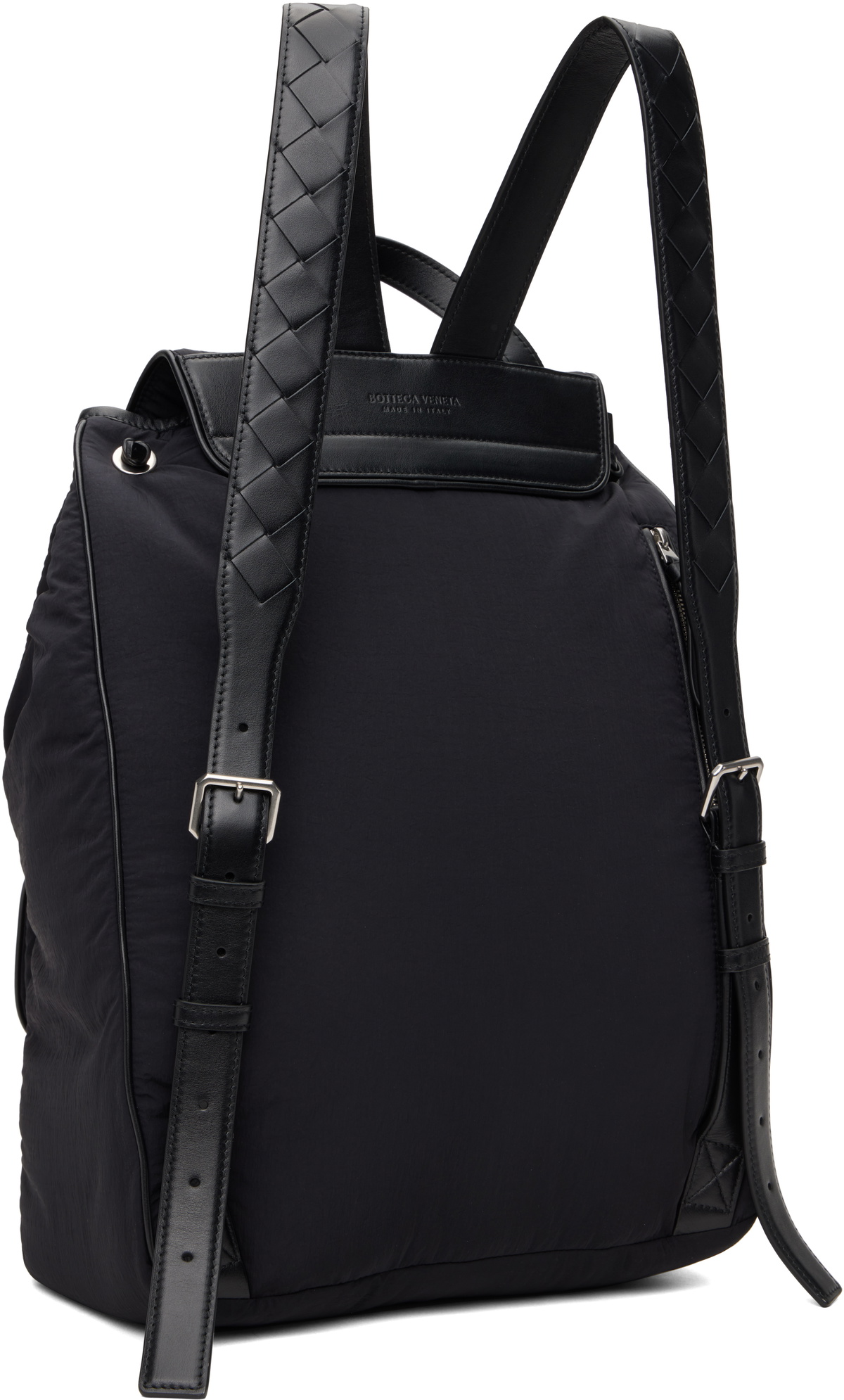 Bottega Veneta Black Crossroad Backpack Bottega Veneta