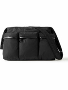 SAINT LAURENT - Leather-Trimmed Padded Shell Messenger Bag