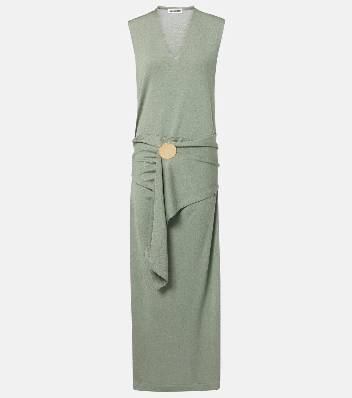 Jil Sander Virgin wool maxi dress
