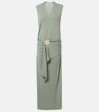 Jil Sander Virgin wool maxi dress