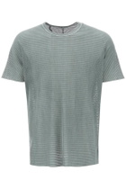 BORIS BIDJAN SABERI cotton perforated t-shirt Green