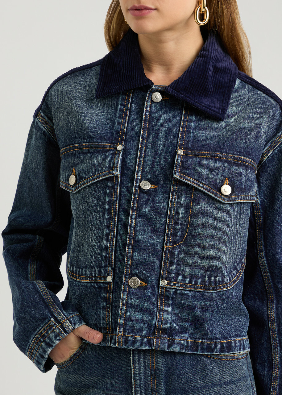 Stella Mccartney Corduroy and Denim Jacket Stella McCartney