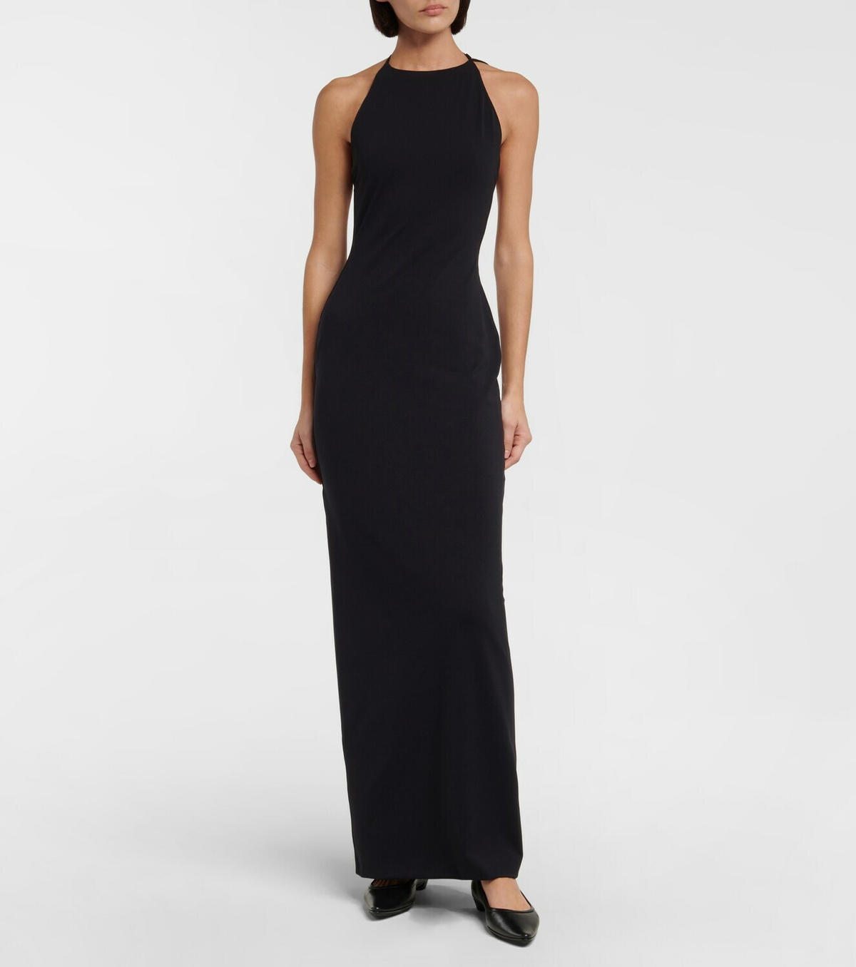 The Row Coralia halterneck jersey maxi dress The Row