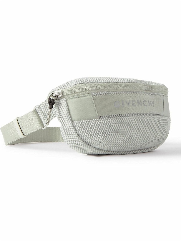Photo: Givenchy - G-Trek Logo-Print Mesh Belt Bag