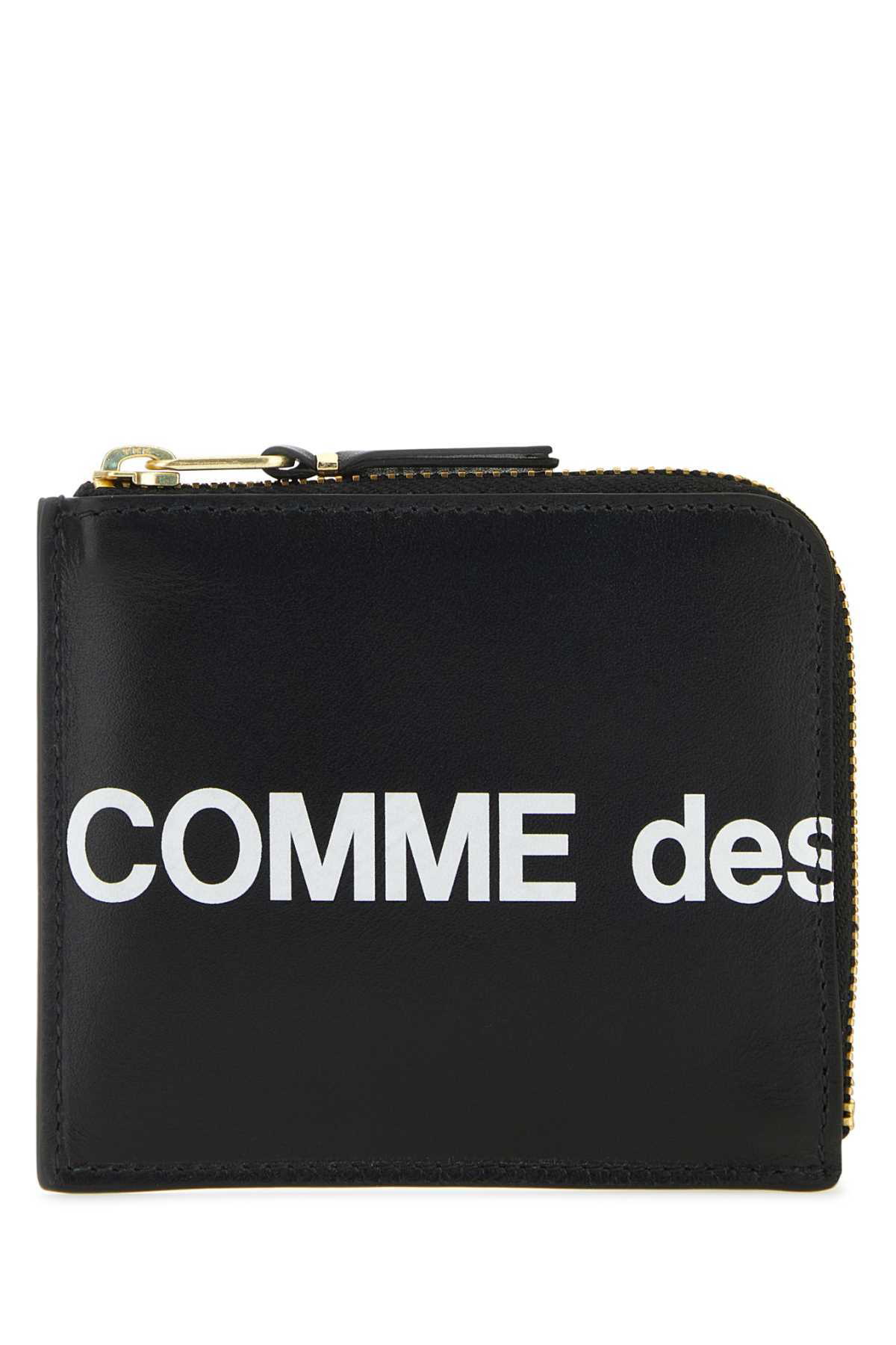 Comme des Garçons SA3100ZP Zipper Pull Wallet in Black Comme
