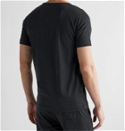 Hamilton and Hare - Mélange Stretch-Lyocell and Cotton-Blend Henley Pyjama T-Shirt - Gray