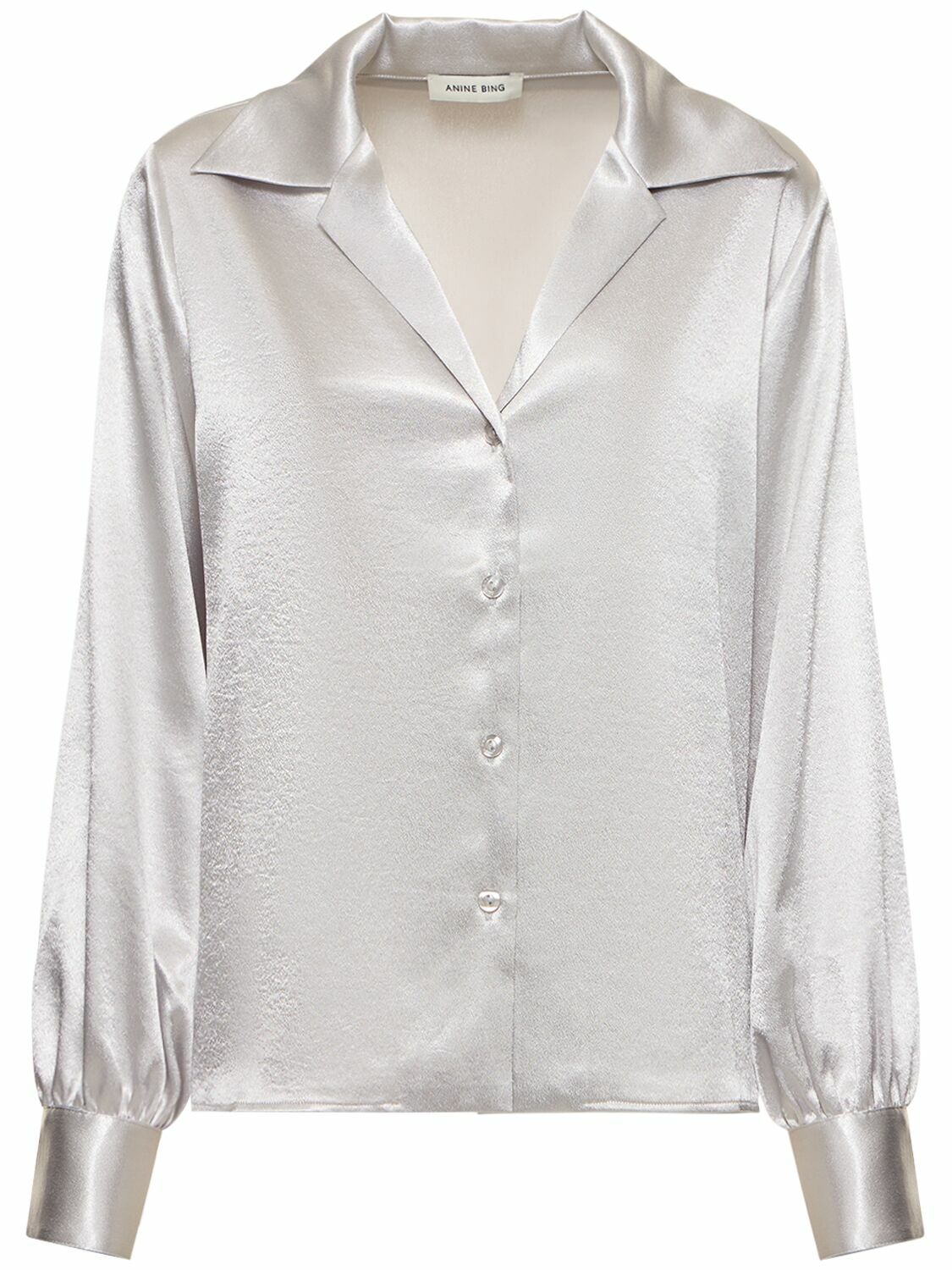 ANINE BING - Mylah Satin Shirt ANINE BING