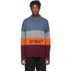 Off-White Orange and Black Logo Sweater