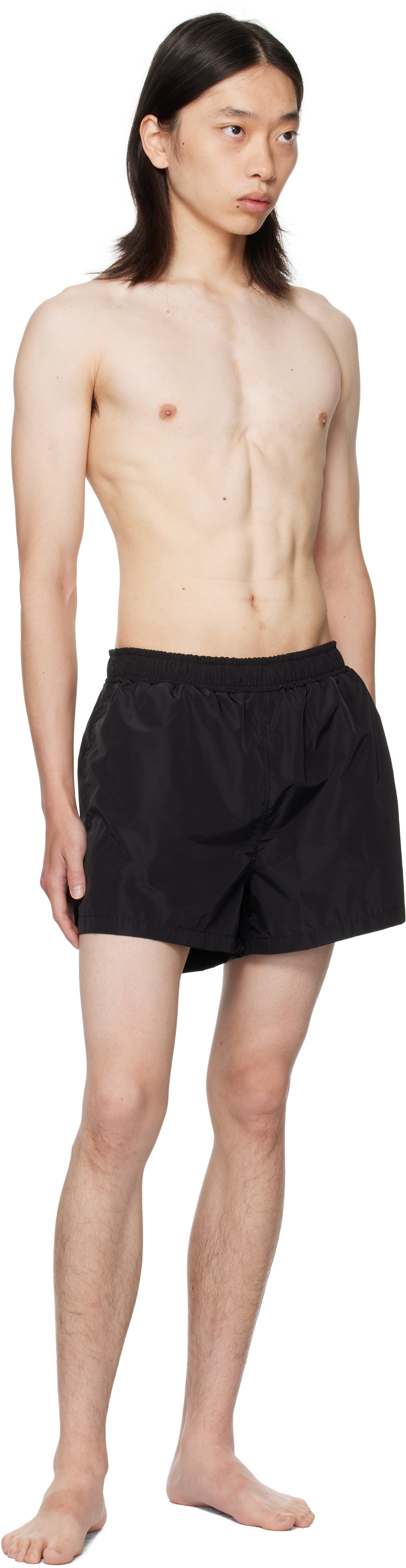 VETEMENTS Black Eagle Swim Shorts