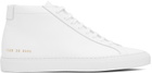 Common Projects White Achilles Mid Sneakers
