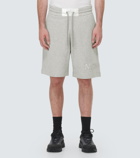 Moncler Cotton-blend fleece shorts
