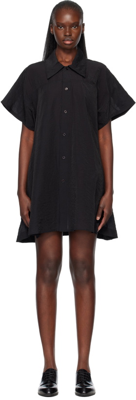 Photo: Y-3 Black Short Sleeve Utility Overshirt