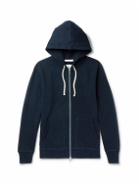 Reigning Champ - Loopback Cotton-Jersey Zip-Up Hoodie - Blue