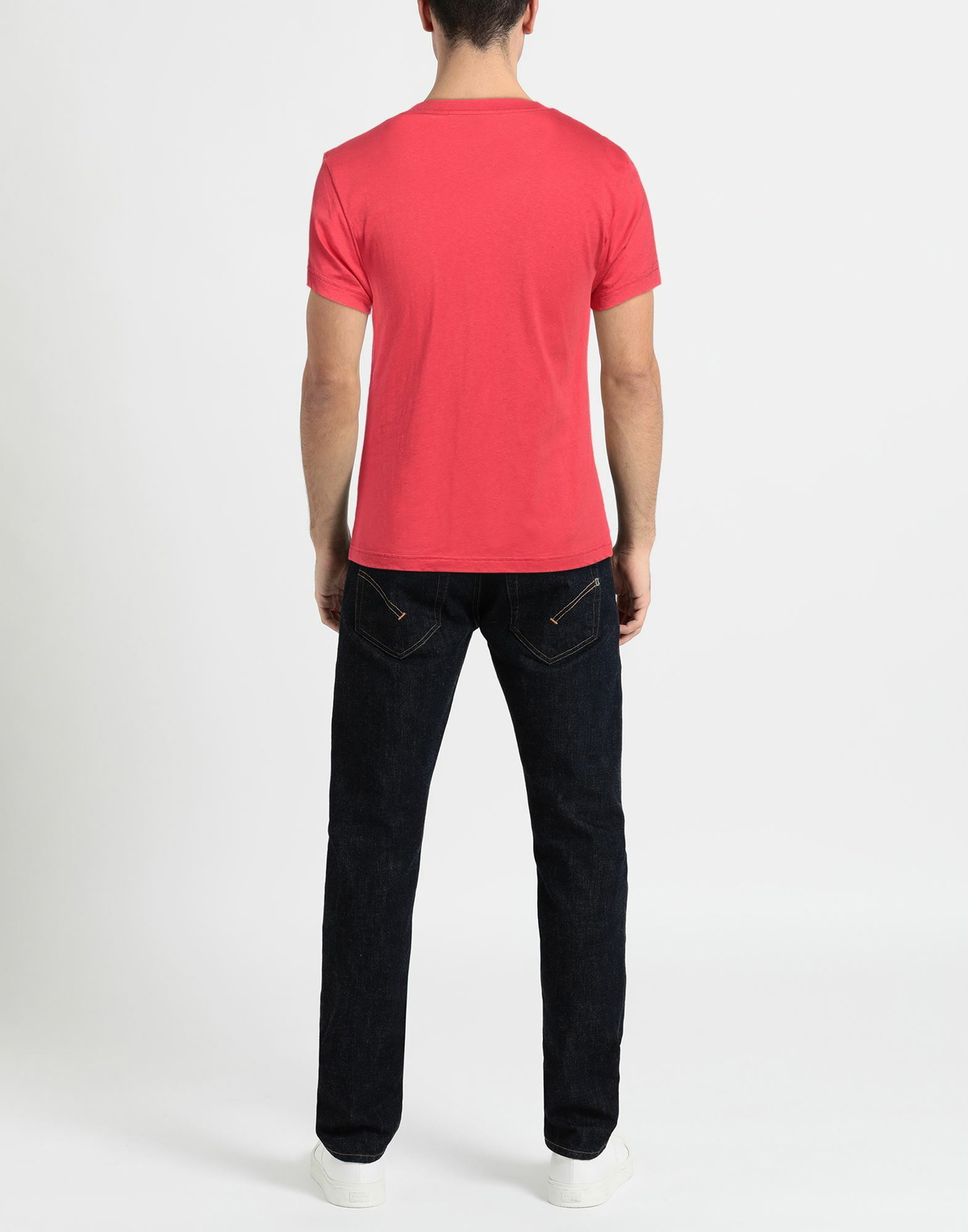 Acne Studios Mens T-shirt in Tomato red