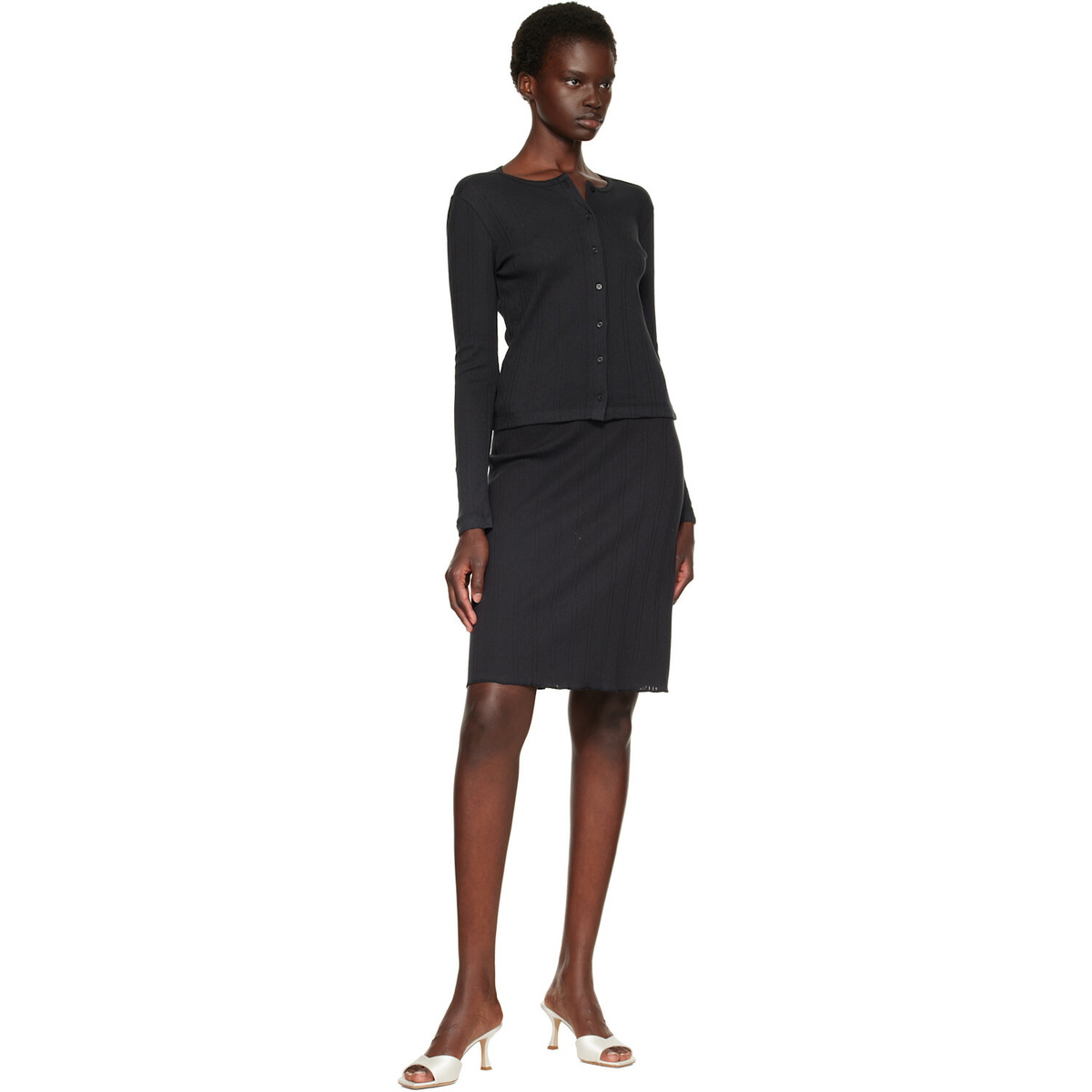 Cou Cou Black 'The Cardigan' Cardigan