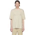 Y-3 Off-White Distressed Signature T-Shirt