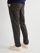 Incotex - Venezia 1951 Straight-Leg Cotton-Blend Twill Trousers - Brown