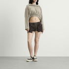 Rick Owens DRKSHDW Women's Fog Boxers in Grape