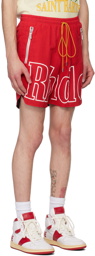 Rhude Red Logo Shorts
