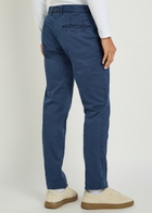 Slowear Slim-leg Stretch-cotton Trousers Navy