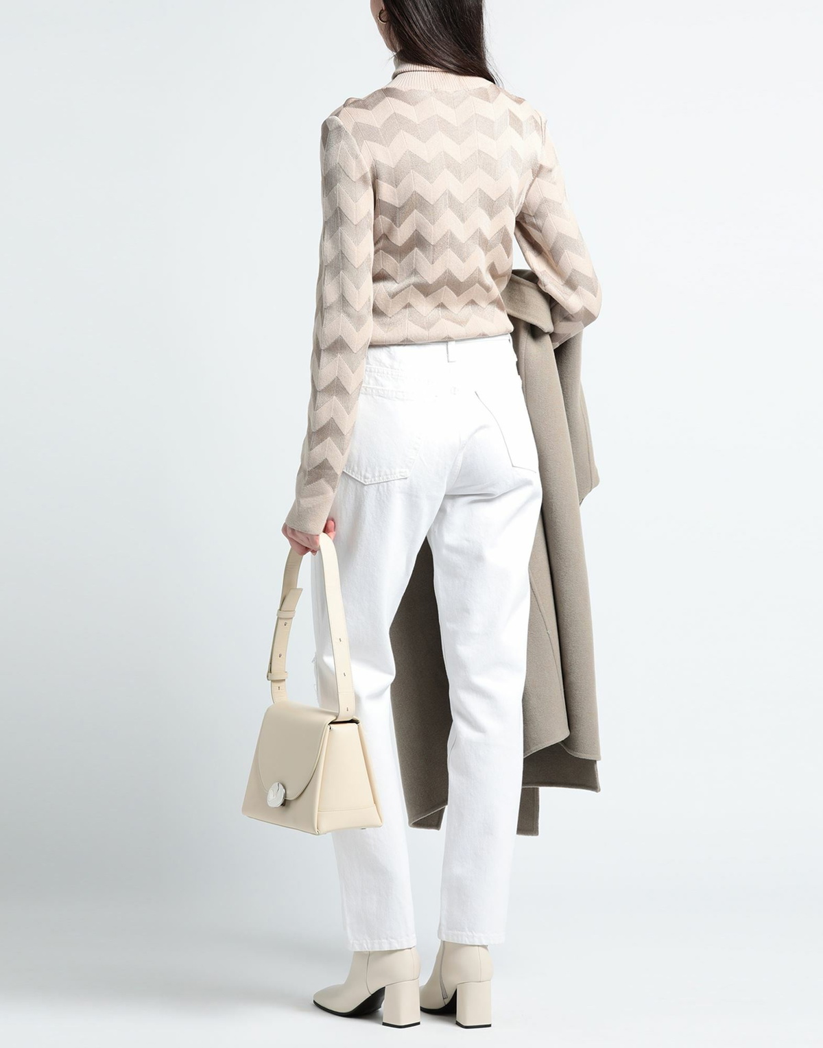 Re/done Womens Jeans in Off white