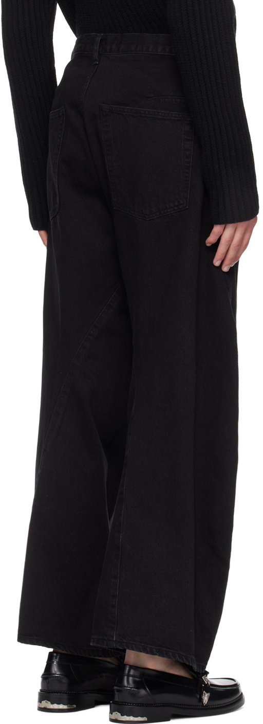 NVRFRGT Black Twisted Jeans