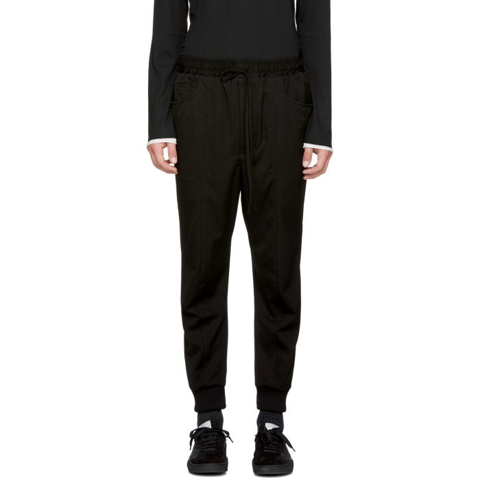 Photo: Song for the Mute Black Panelled Track Pants 