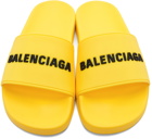 Balenciaga Yellow Pool Slides
