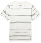 Armor Lux - Barnaby Logo-Appliquéd Striped Cotton-Jersey T-Shirt - White