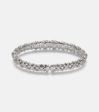 Yeprem Y-Couture 18kt white gold bangle with diamonds