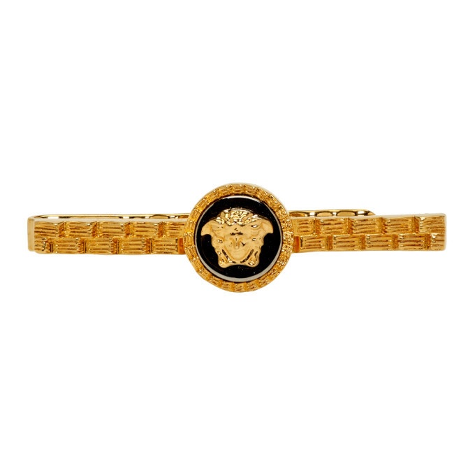 Photo: Versace Gold Medusa Tie Pin