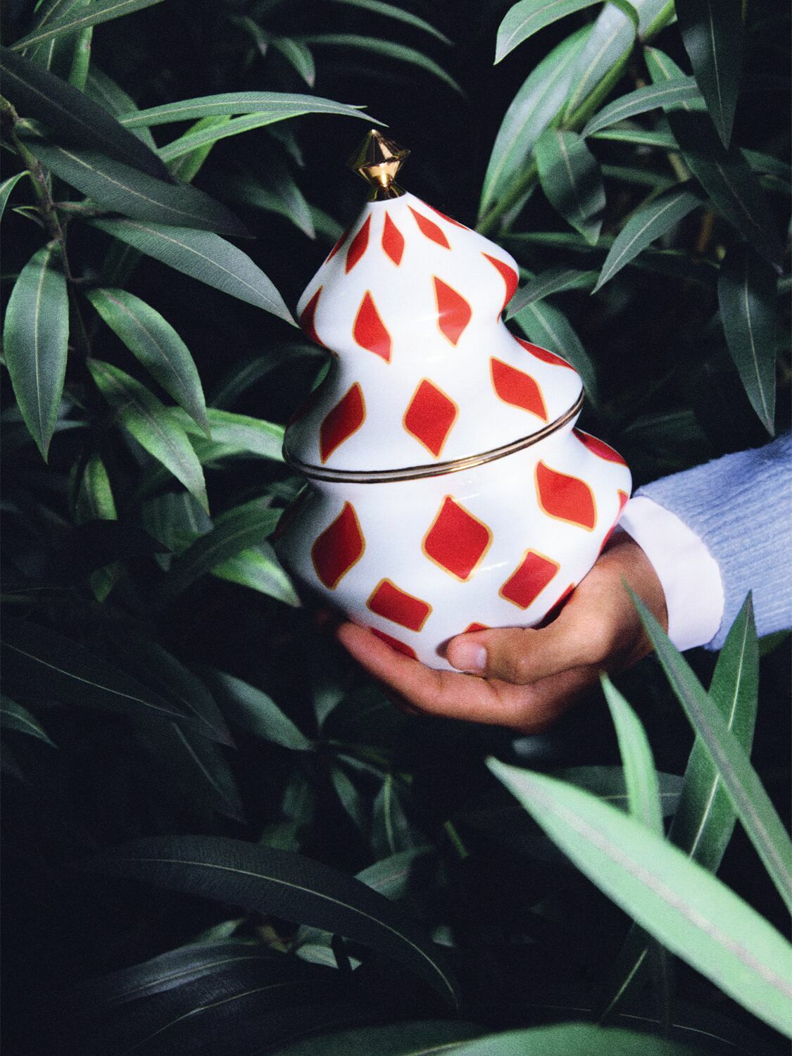 ALESSI Delight Small Porcelain Jar