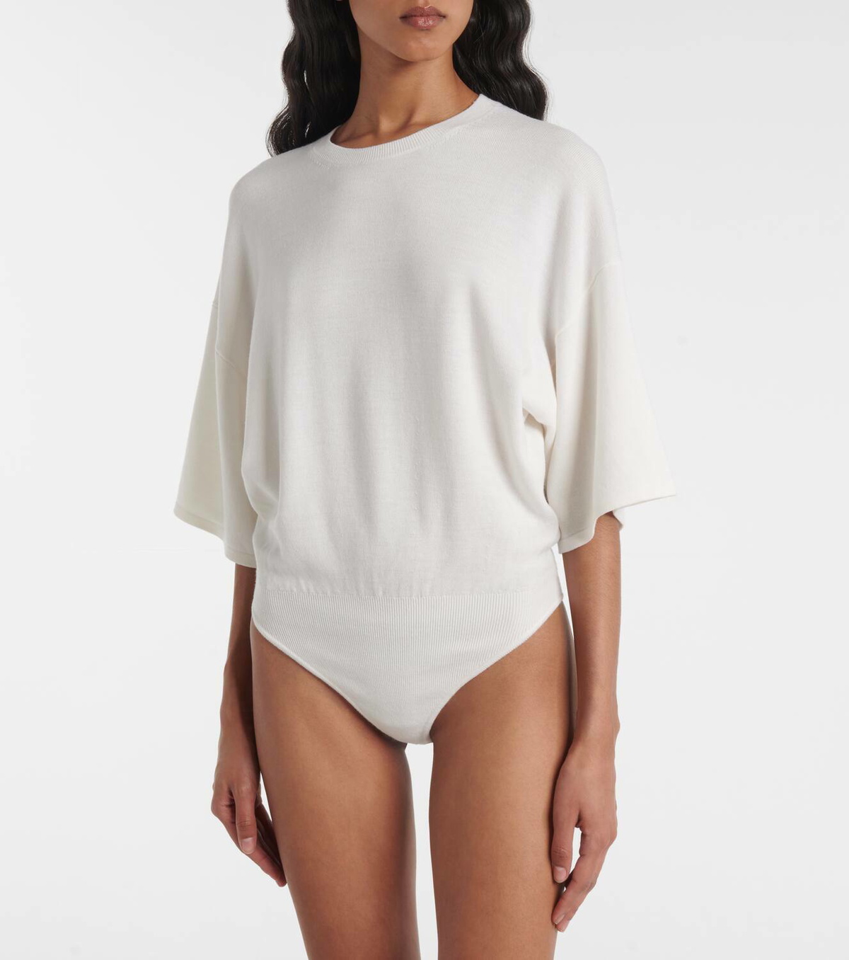 Khaite Simon wool-blend bodysuit