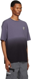 AAPE by A Bathing Ape Purple & Black Patch T-Shirt