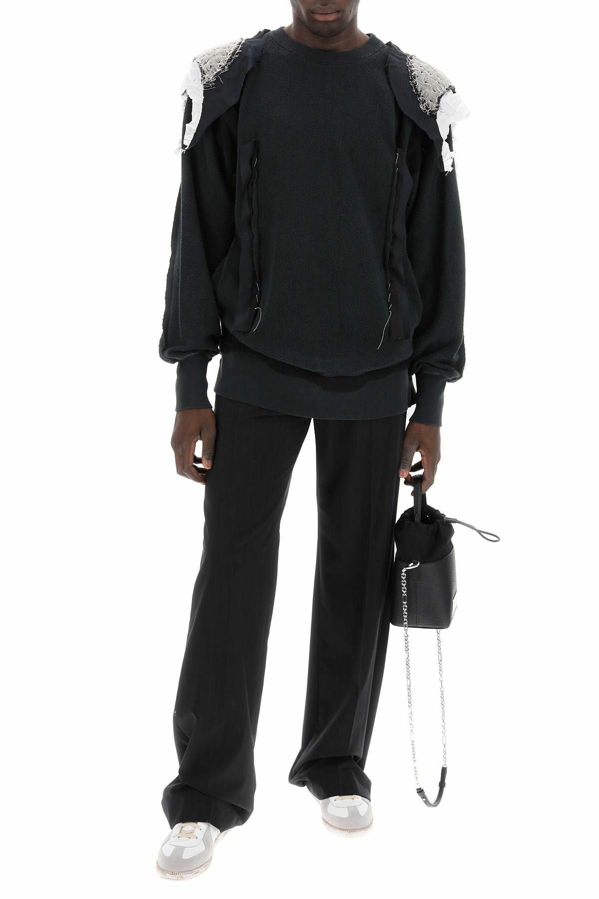 MAISON MARGIELA inside-out sweatshirt Black Maison Margiela