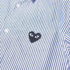 Comme des Garcons Play Black Heart Stripe Shirt