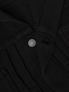 Blue Blue Japan - Pleated Textured-Cotton Jacket - Black