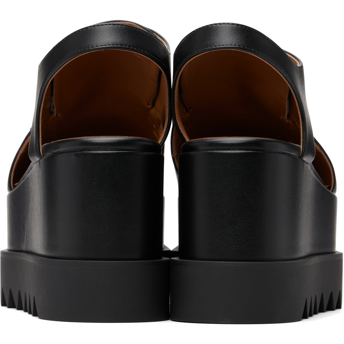 Stella McCartney Black Elyse Slingback Derbys